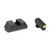 AmeriGlo GL-680 Tritium Green Front and Rear Sight Set for Glock 43X and 48 MOS with Holosun Optics