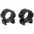 Warne Vapor 30mm Low Scope Rings – Black, Precision Mounts for Centerfire & Rimfire Rifles