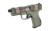 FMK Firearms Gen 3, Striker Fired, Semi-automatic, Polymer Frame Pistol, Compact, 9mm, 4.5 Threaded Barrel, Optic Ready Slide, Cerakote Finish, Textured Olive Drab Green Frame, Camo Slide, Fixed Sights, 2 Magazines, (1)-17 Round and (1)-14 Round G...