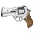 Chiappa Firearms Rhino Single Action Revolver in 357 Magnum - 4-inch Barrel, Silver Finish