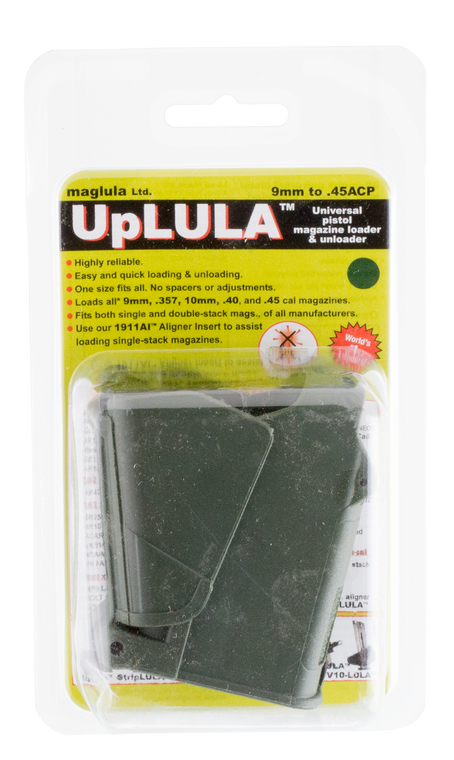 Maglula Uplula, Lula Up60dg Pstl Mag Loader 9/45 Dkgrn