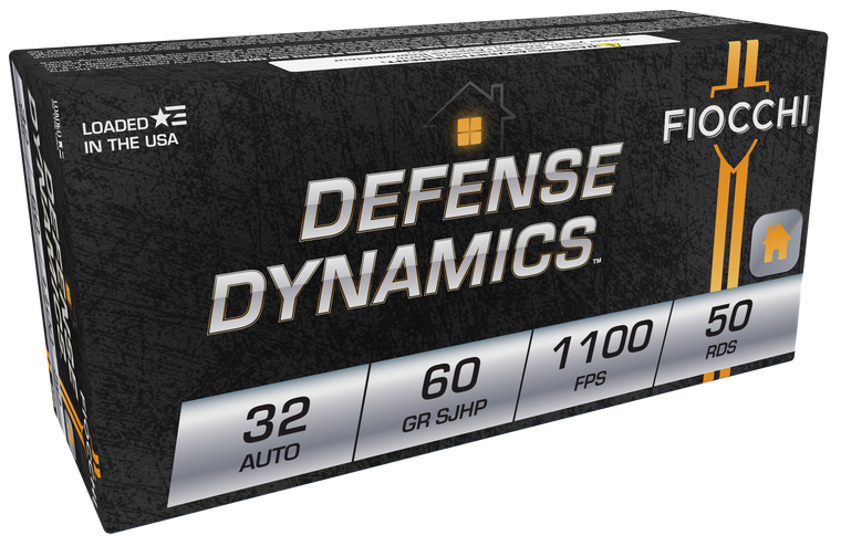 Fiocchi Defense Dynamics, Fio 32aphp    32acp      60 Jhp              50/20