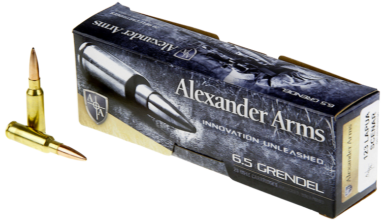 Alexander Arms Lapua Scenar, Alex Ag123lsbox  6.5 Grn 123 Lapua Sc        20/10