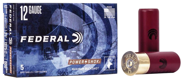 Federal Power-shok, Fed F127000   Pwrshk     12 000       Buck    5/50