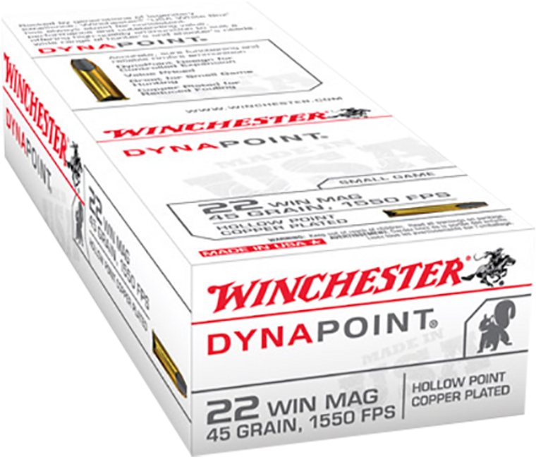 Winchester Ammo Usa, Win Usa22m          22wmr    45 Dypt         50/40