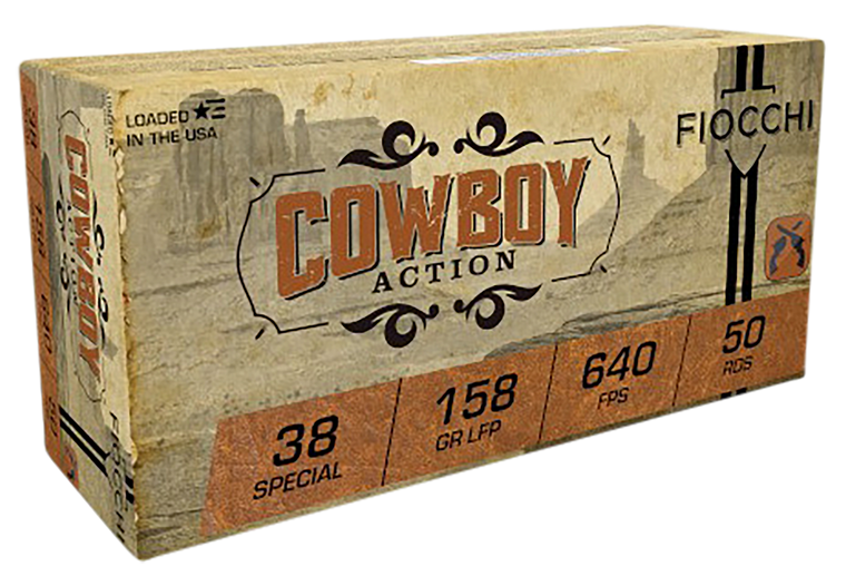Fiocchi Cowboy Action, Fio 38ca      38sp       158 Lfp             50/10