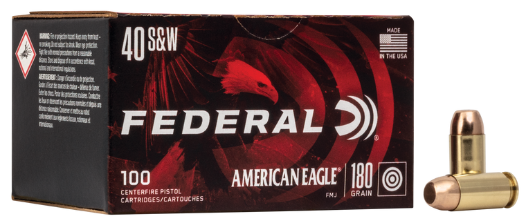 Federal American Eagle, Fed Ae40r100       40       180 Fmj          100/5