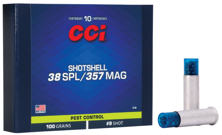Cci Pest Control, Cci 3738      38/357 Shotshell #9            10/20