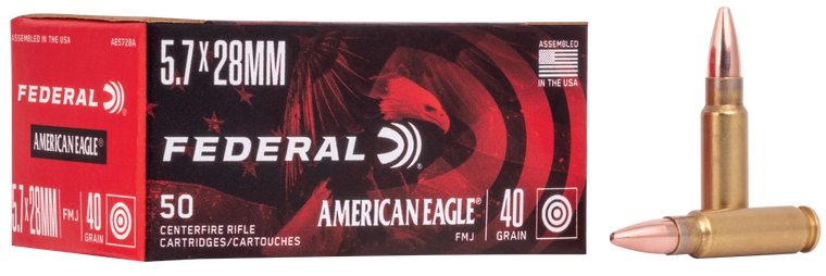 Federal American Eagle, Fed Ae5728a        5.7x28    40 Fmj          50/10