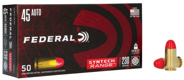 Federal American Eagle Syntech Range, Fed Ae45sj1        45a      230 Tsj          50/10