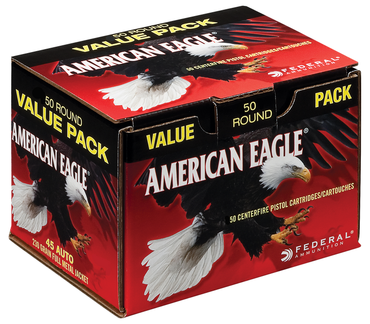 Federal American Eagle, Fed Ae45a50        45a      230 Fmj          50/10