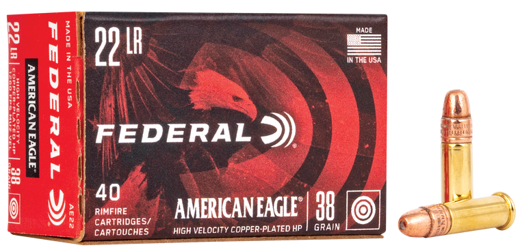Federal American Eagle, Fed Ae22           22lr     38 Hp Cop       40/100