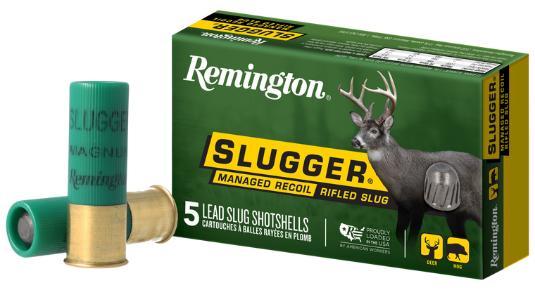 Remington Ammunition Slugger, Rem 20290 Rl12rs  Mgdrec    12 2.75 Slug  1oz 5/20