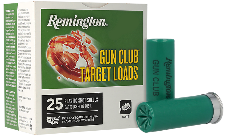 Remington Ammunition Gun Club, Rem 20234 Gc128    Gun Club 12ga   8sht 11/8 25/10