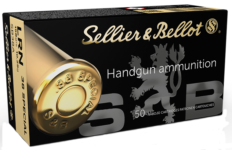 Sellier & Bellot Handgun, S&b Sb38a          38sp   158 Lrn            50/20