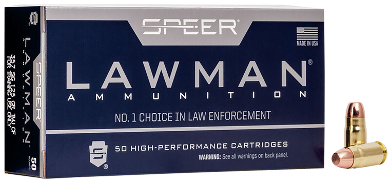 Speer Ammo Lawman, Speer 54232 Lawman Cf 357s     125 Tmj       50/20