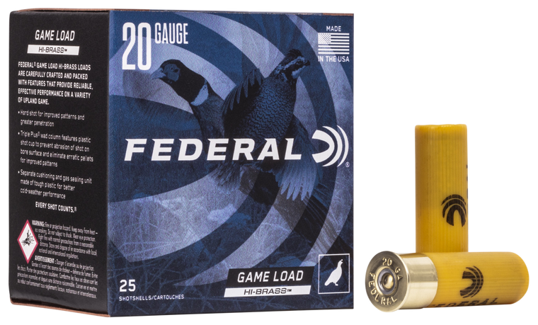 Federal Game-shok, Fed H20475    Gmshk Hb  20 2.75 7.5     1oz  25/10