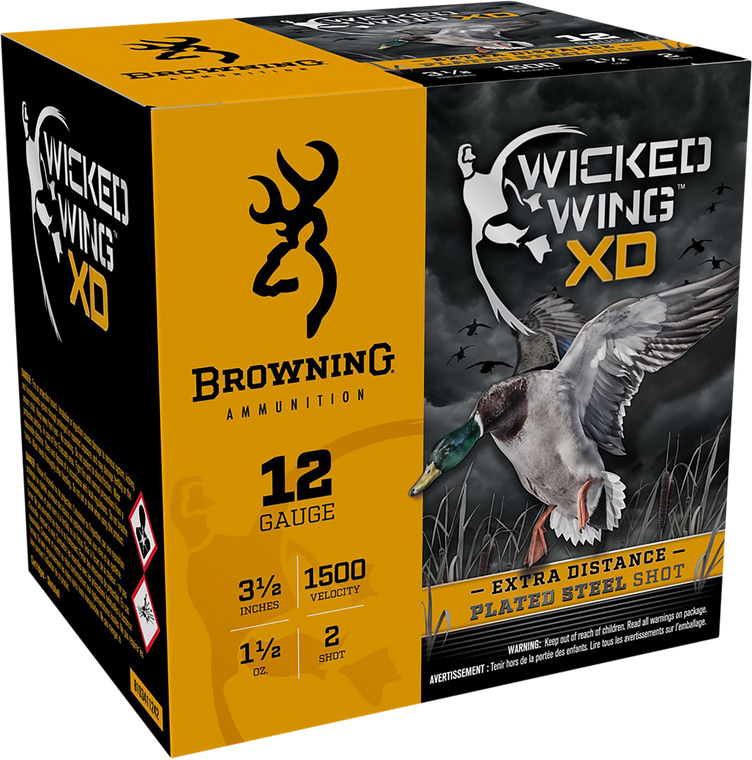 Browning Ammo Wicked Wing Xd, Brna B193411242 Wkd Wngxd 12 3.5   2    11/2 25/10