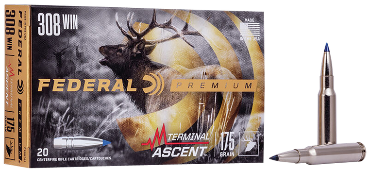 Federal Premium, Fed P308ta1        308     175 Term Ascent   20/10
