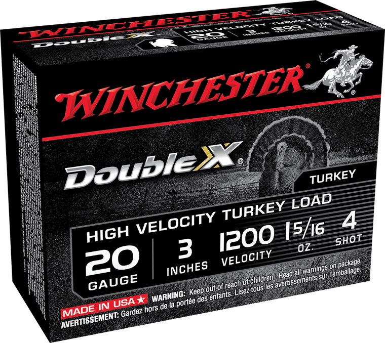 Winchester Ammo Double X, Win Sth2034  Suprm-hv Trk 20 3in 4sh 15/16   10/10