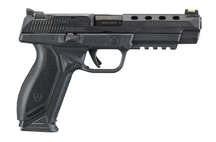 Ruger American Pistol, Rug 8672  Amer Pstl 9mm  5in Pro      17r      Blk