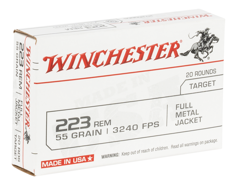 Winchester Ammo Usa, Win W223k           W223k    55 Fmj          20/50