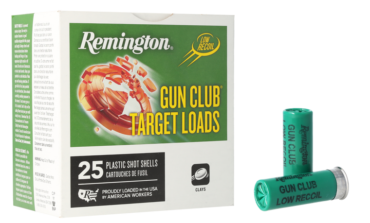 Remington Ammunition Gun Club, Rem 20241 Gc12lr8  Gun Club 12ga   8sht  1oz 25/10