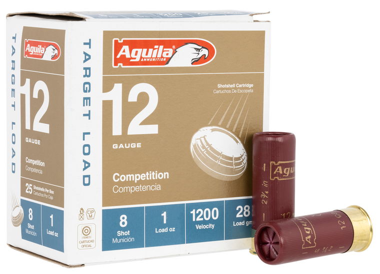 Aguila Target Load, Aguila 1chb1305      12ga 2-3/4   8sht   1oz 25/10