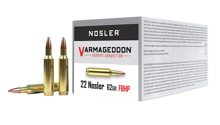 Nosler Varmageddon, Nos 65180 Vmg    22nos    62 Varmageddon     50/5