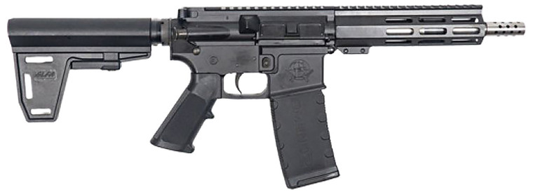 Great Lakes Firearms GL15223SSPB Black and Stainless Steel 223 Wylde AR-15 Rifle with 7.5-inch Barrel