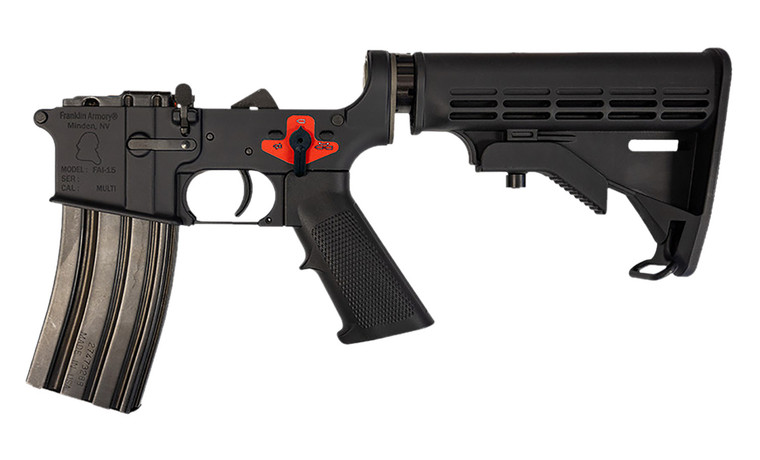 Franklin Armory BFSIII M4-BLR Lower with Aluminum Black Hardcoat Anodize - Part 0020024BLK Franklin Armory BFSIII M4-BLR Lower with Aluminum Black Hardcoat Anodize - Part 0020024BLK