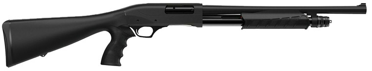Retay USA GPSTACPG18 12 Gauge Pump Shotgun with 18.5-Inch Steel Barrel and Pistol Grip Stock