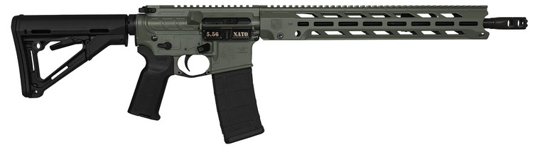 Diamondback DB1784K791 DB15 5.56 NATO Rifle with Jungle Green Cerakote Finish and 16-inch Threaded Barrel
