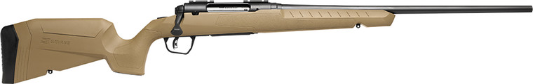 Savage Arms Axis 2 Model 32049 in 22-250 Rem with Matte Black Sporter Barrel and Fixed Flat Dark Earth Stock