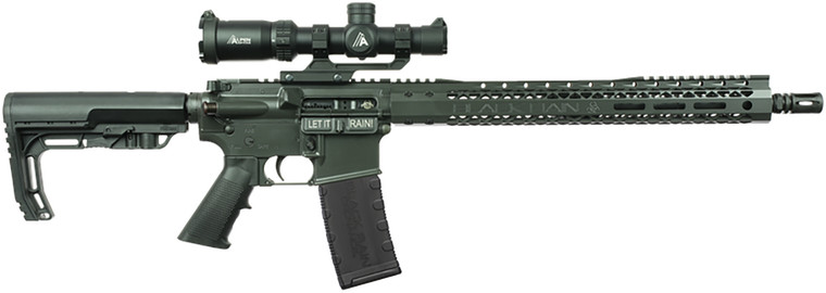 Black Rain Ordnance BROROTROPT02 AR-15 Rifle with Optic, 16-inch Barrel, 5.56 NATO