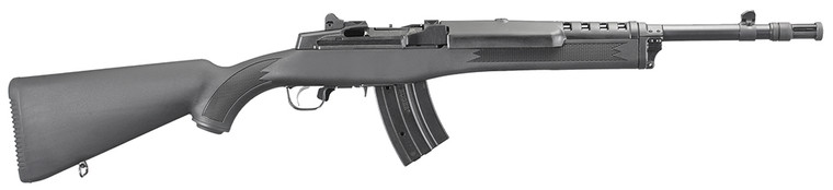 Ruger Mini Thirty Model 5854 7.62x39mm Semi-Auto Rifle with Threaded Barrel and Fixed Black Synthetic Stock