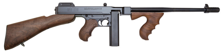 Thompson T1B14 1927A-1 Deluxe 45 ACP Semi-Auto Rifle with 16.5-inch Finned Barrel and 20+1 Capacity