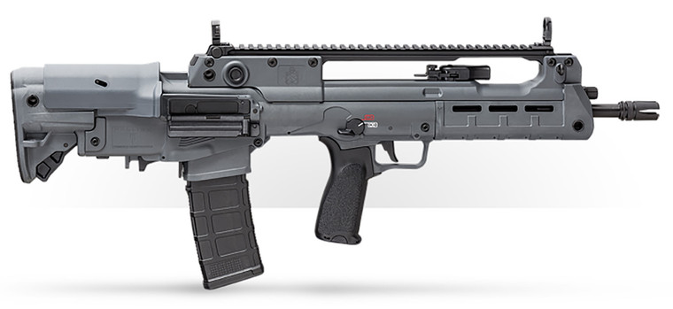 Springfield Armory SPG HL916556Y Hellion 5.56 NATO 16-inch Bullpup Rifle with Gray Stock and Polymer Receiver