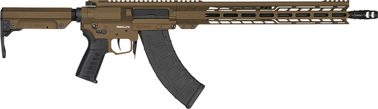 CMMG Resolute MK47 7.62x39mm Semi-Auto Rifle with 16.1-inch Barrel and Brown Finish
