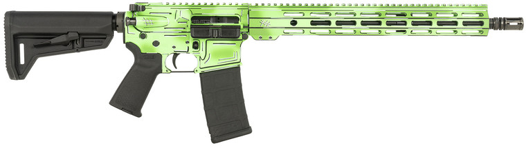 Shark Coast Tactical SCC01907AGRN 5.56 NATO 16-Inch Semi-Auto Rifle with Magpul SL-K Stock in Green
