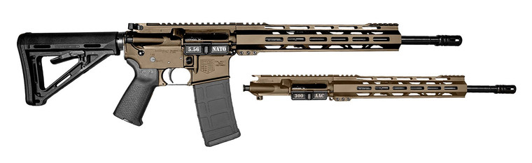 Diamondback DB1721K061 16-inch 5.56 NATO & 300 Blackout Combo Rifle with Adjustable Magpul Stock