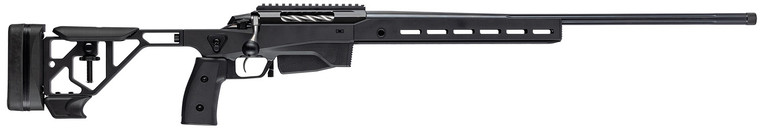 Tikka T3x Ace Game 6.5 PRC Rifle with 24-inch Fluted Threaded Barrel and Adjustable Chassis * Black
