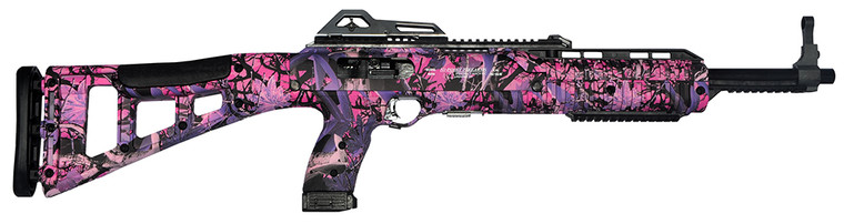 Hi-Point 4595TSPI Carbine in 45 ACP with Country Girl Camo Finish and Skeletonized Stock