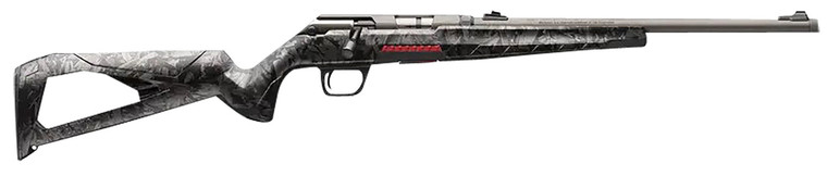 Winchester Guns Xpert SR 22 LR Bolt-Action Rifle with 16.5-inch Threaded Barrel, Gray Skeletonized Stock, and Adjustable Sights