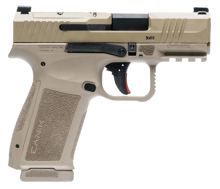 Canik Mete MC9L Sub-Compact 9mm Pistol with FDE Finish and 17+1 Capacity