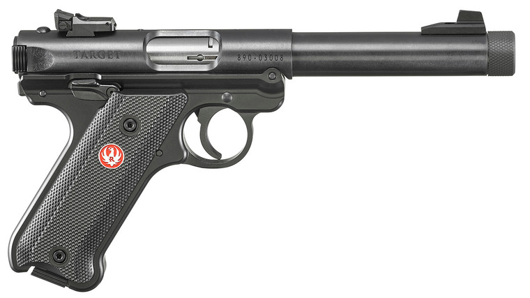 Ruger Mark IV Target Sports South Edition 22 LR Pistol with 5.50-inch Threaded Barrel and Steel Slide
