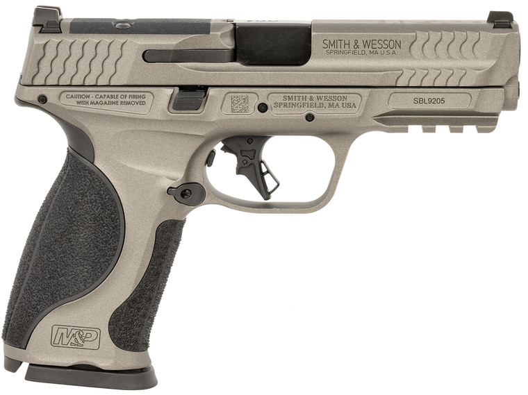 Smith & Wesson M&P M2.0 Full Size 9mm Luger Pistol with 4.63-inch Barrel, Gray Finish