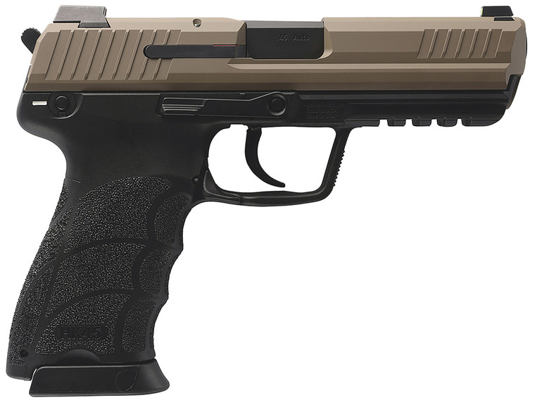 HK 81001208 HK45 V1 .45 ACP Semi-Automatic Pistol with Flat Dark Earth Finish HK 81001208 HK45 V1 .45 ACP Semi-Automatic Pistol with Flat Dark Earth Finish