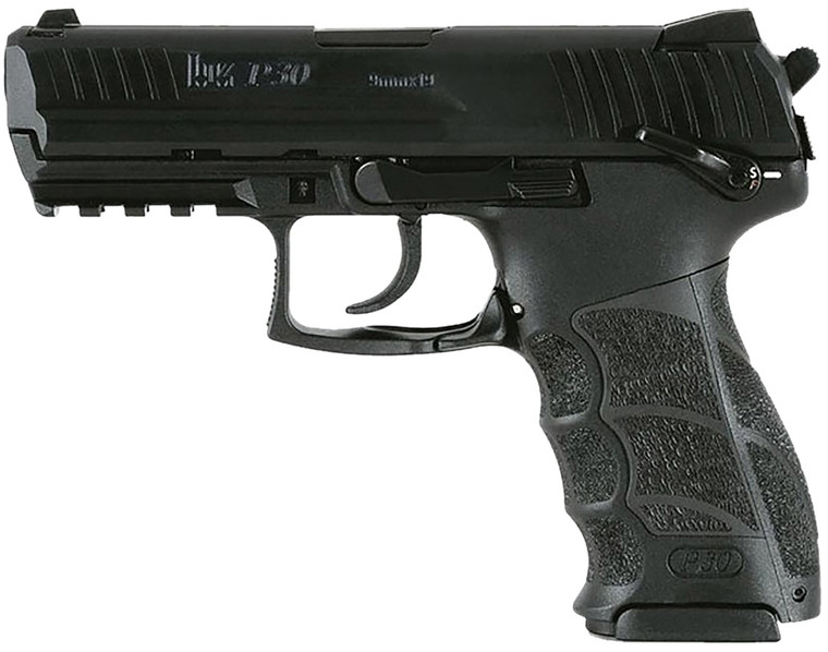 HK P30 S V3 9mm Luger Handgun with 3.85-inch Barrel and Ambidextrous Safety