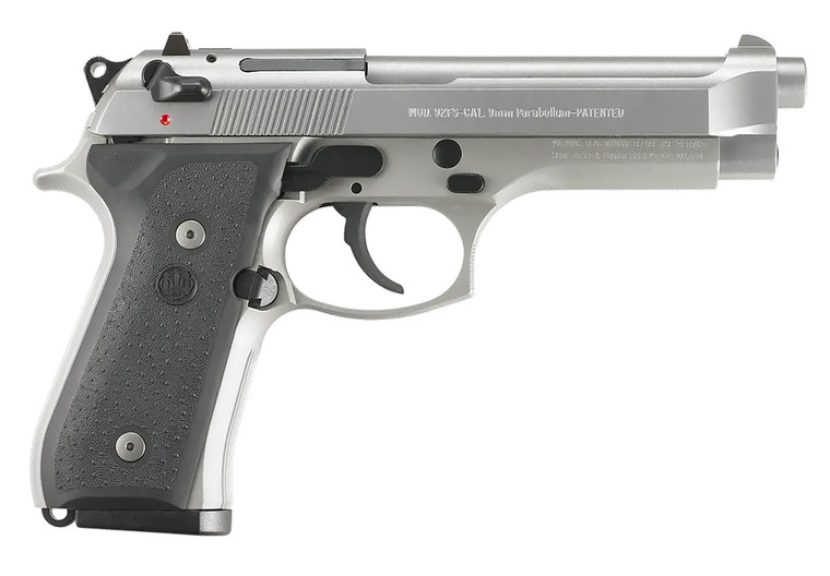 Beretta USA JS92F510 92FS Inox Full Size 9mm Luger Pistol with 10-Round Capacity and Satin Finish